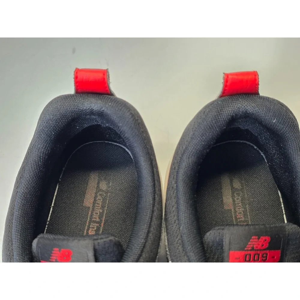 New Balance‎ 009 Men's Sneakers Size 12 D Black White Red Athletic Running Shoes
